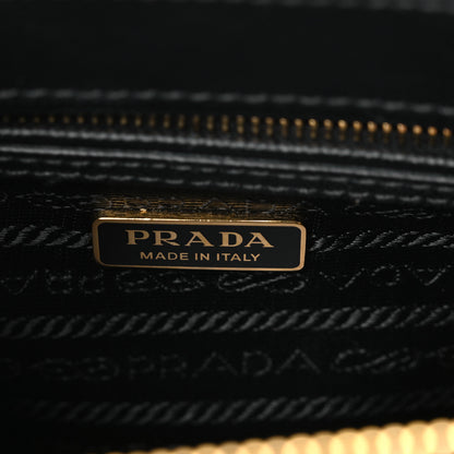 Prada Saffiano Lux Mini Galleria Double Zip Tote Black 6 of 12