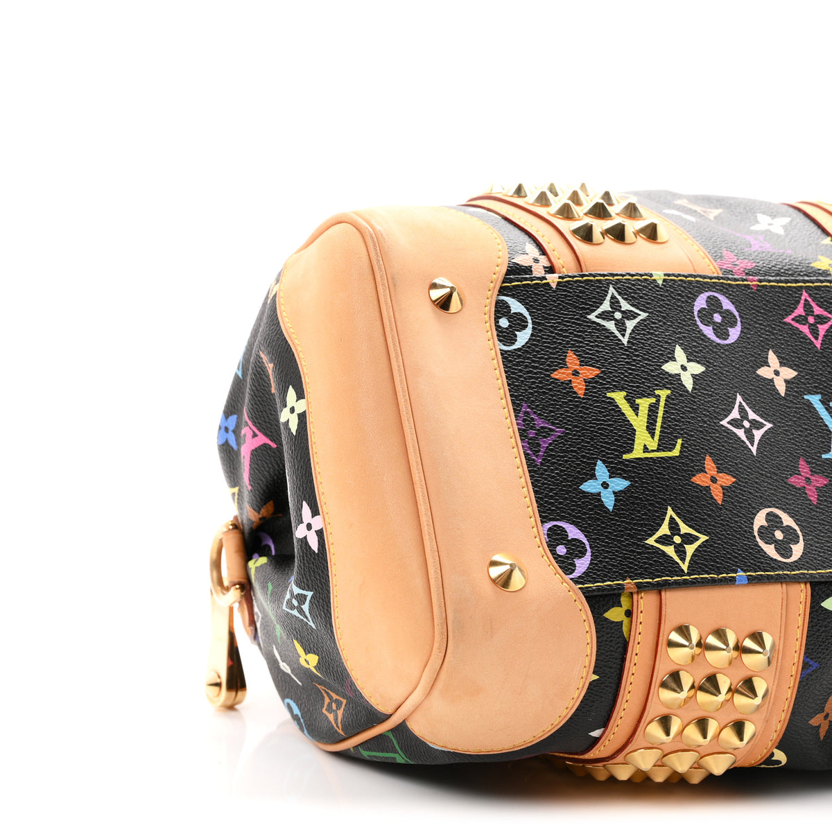 Louis Vuitton Monogram Multicolor Courtney MM Black 8 of 10