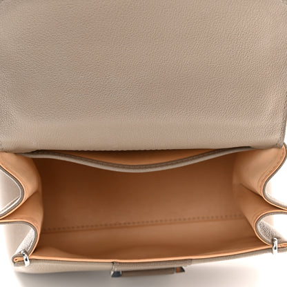 Delvaux Grained Calfskin Mini Brillant Satchel Camaieux Tourterelle 5 of 12
