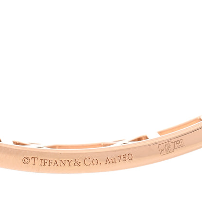 Tiffany 18K Rose Gold Open Narrow Atlas Bangle 3 of 3