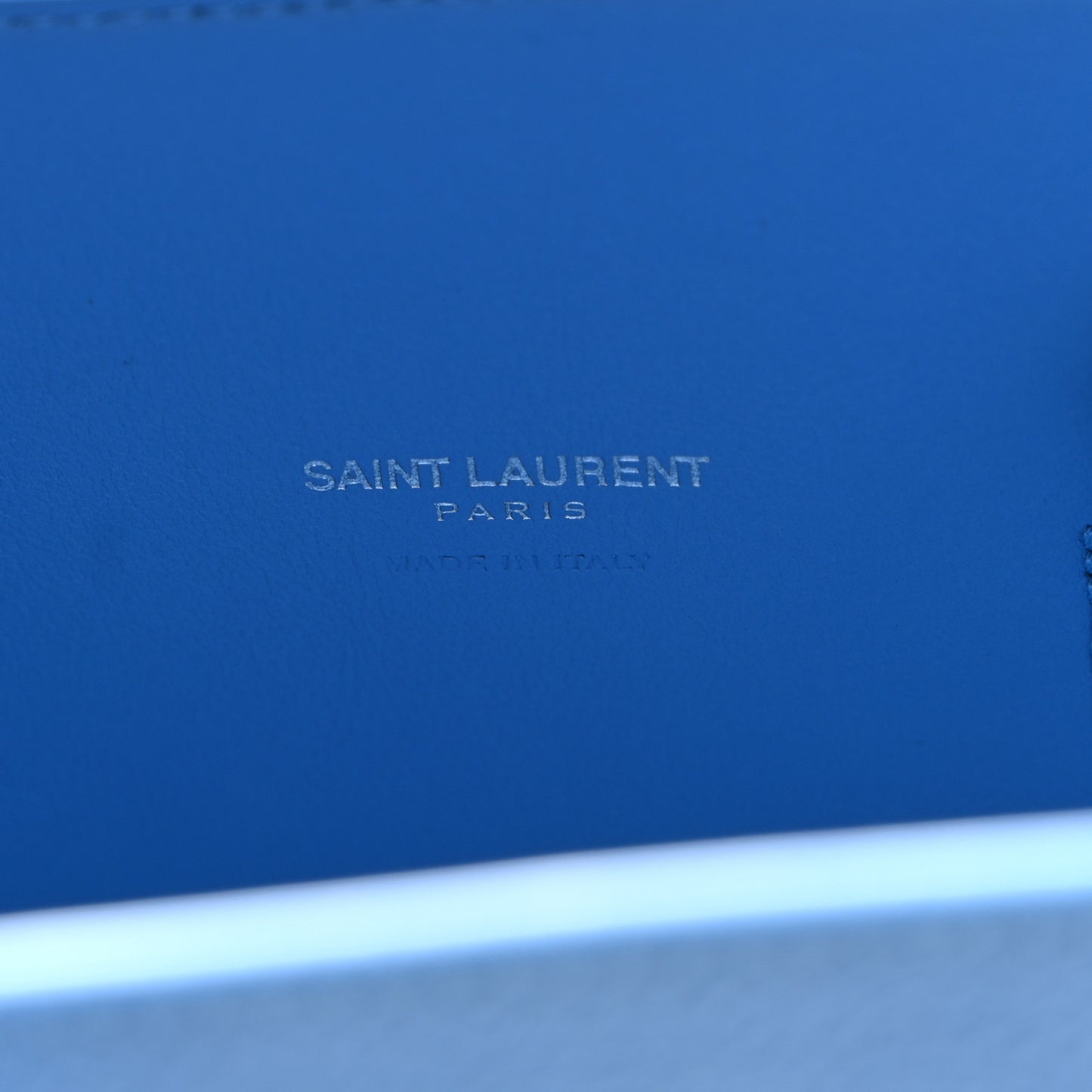 Grained Calfskin Baby Sac De Jour Blue Clair