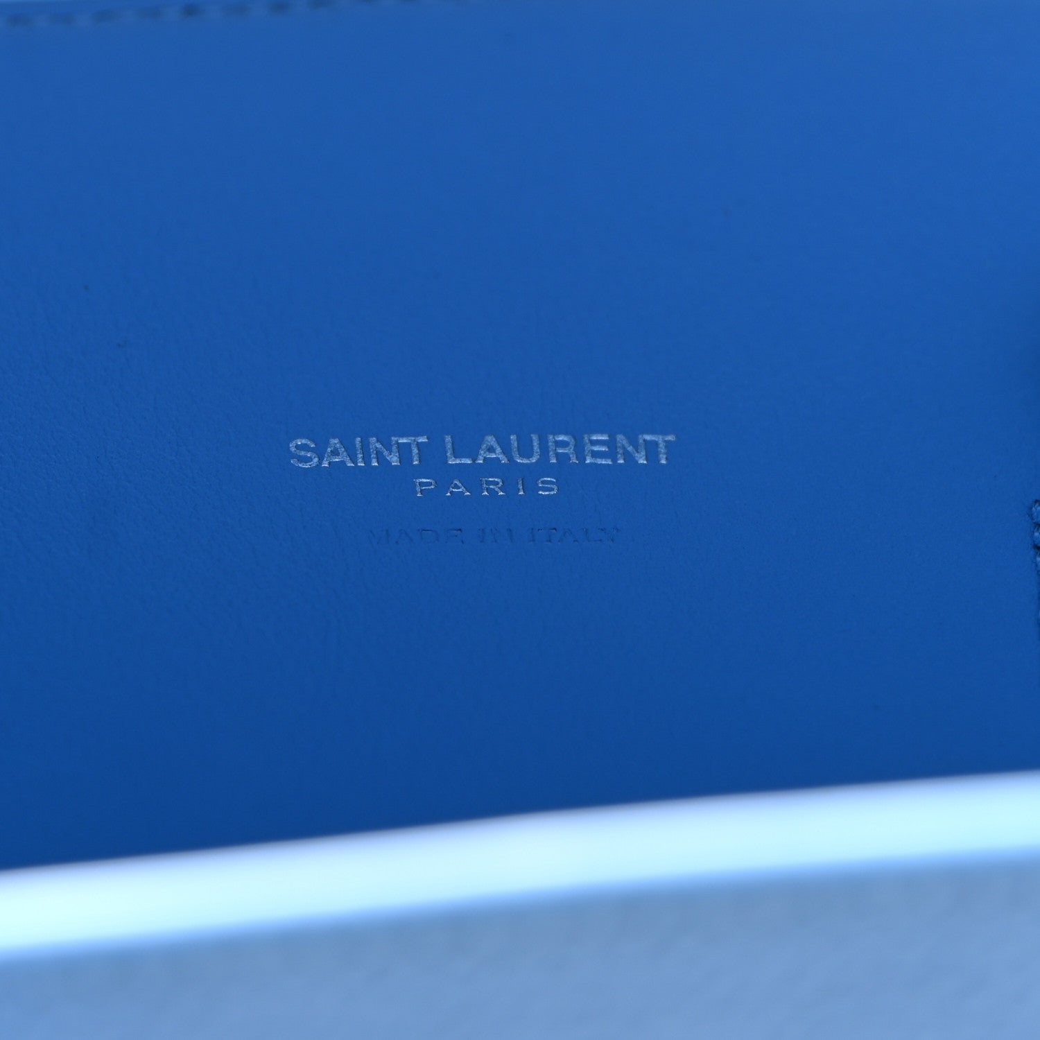 Saint Laurent Grained Calfskin Baby Sac De Jour Blue Clair 6 of 10