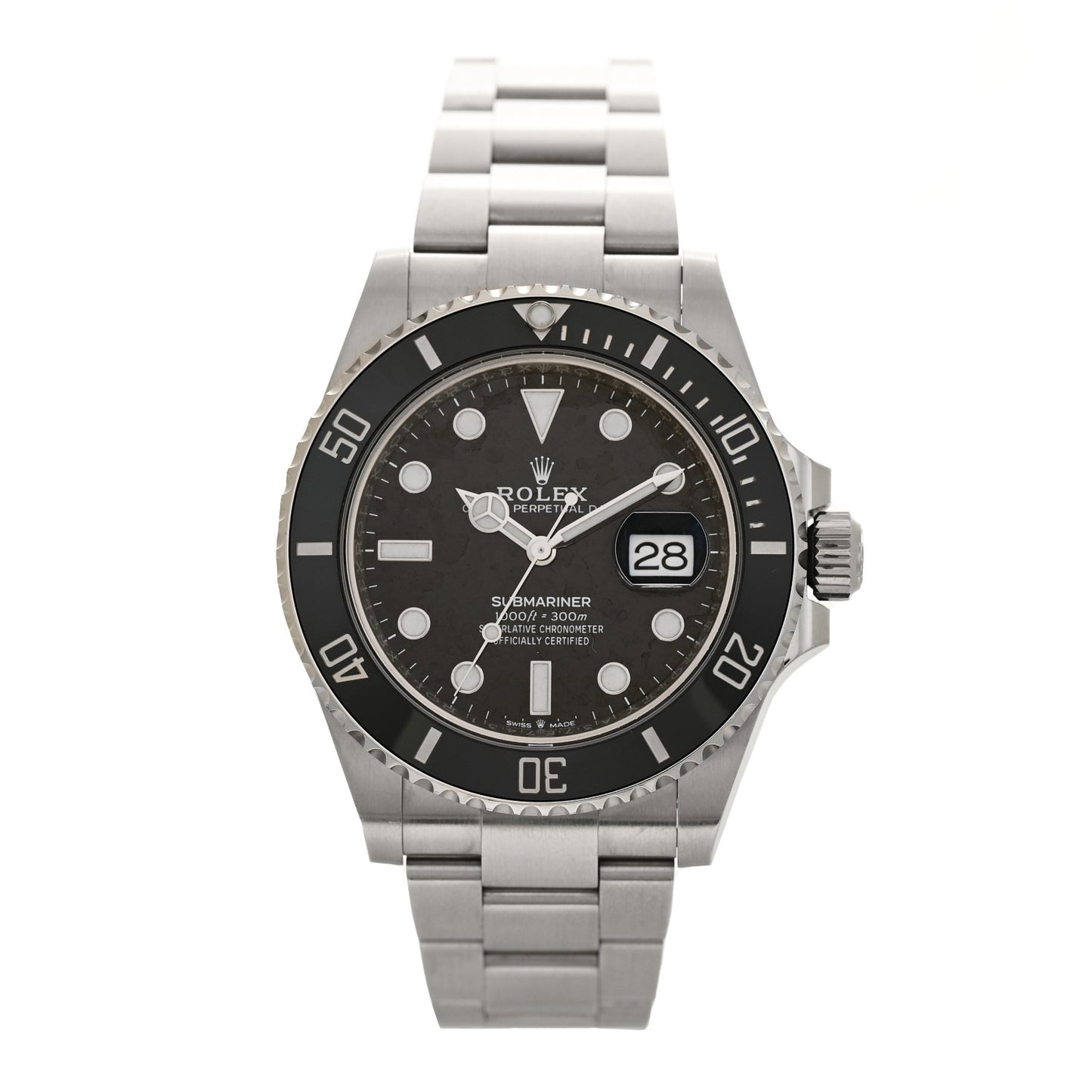 Stainless Steel 41mm Oyster Perpetual Submariner Date Watch Black 126610LN Black