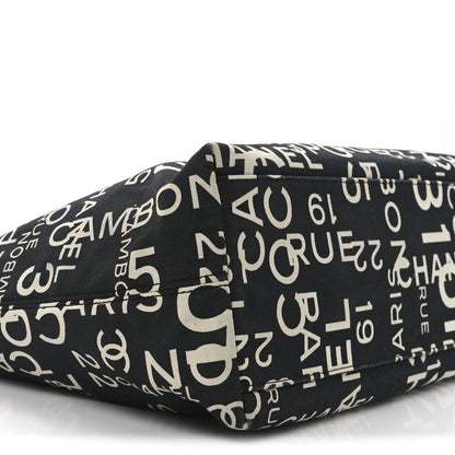 Chanel Canvas 31 Rue Cambon Beach Tote Black 8 of 11