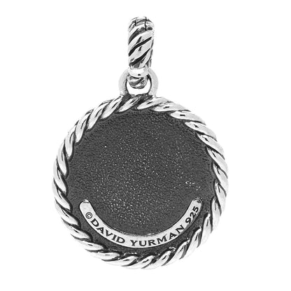 David Yurman Sterling Silver Cable Collectibles Initial C Charm Pendant 3 of 4