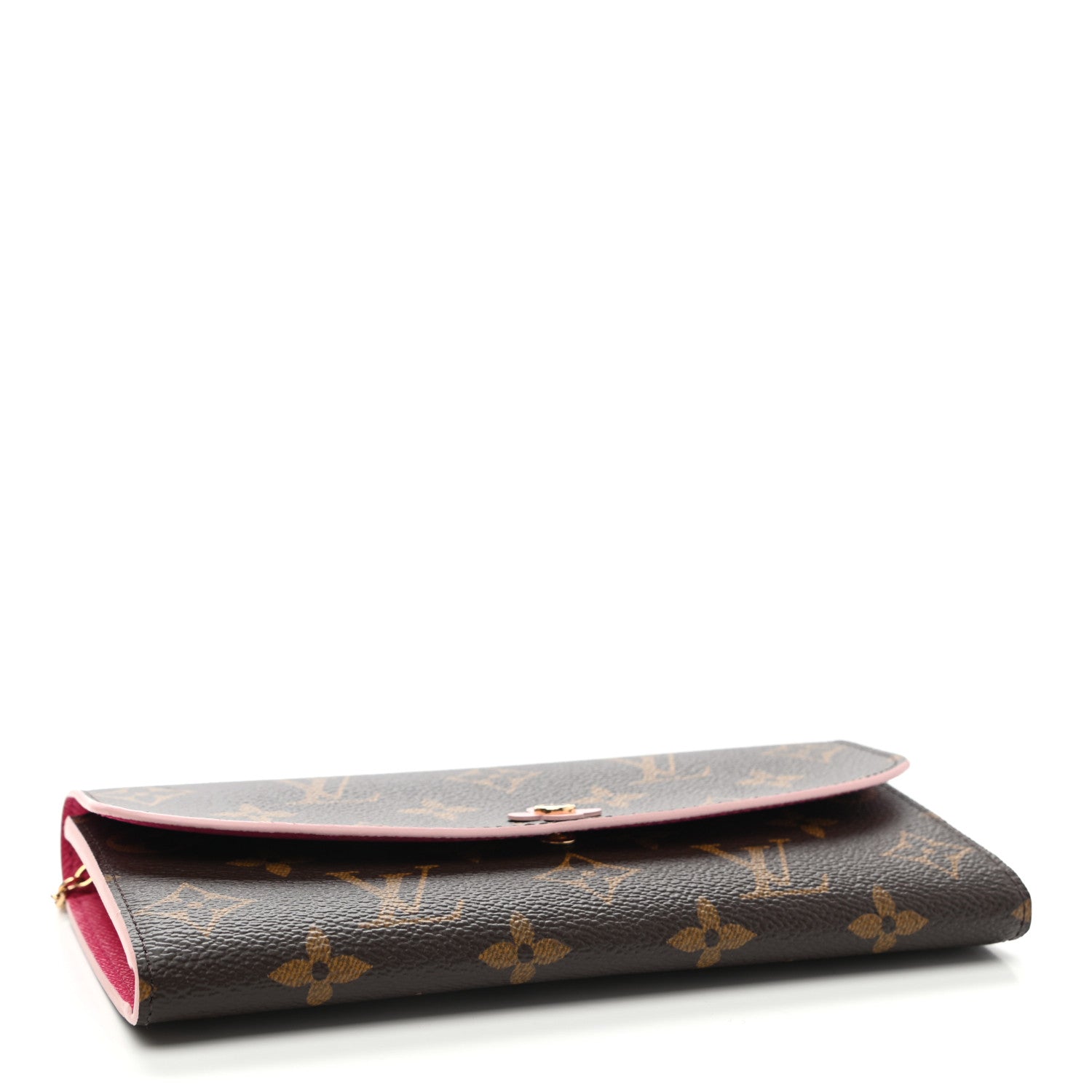 Louis Vuitton Monogram Bloom Flower Emilie Wallet Fuchsia 4 of 8