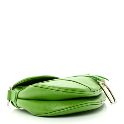 Christian Dior Shiny Goatskin Saddle Bag Green 4 of 18