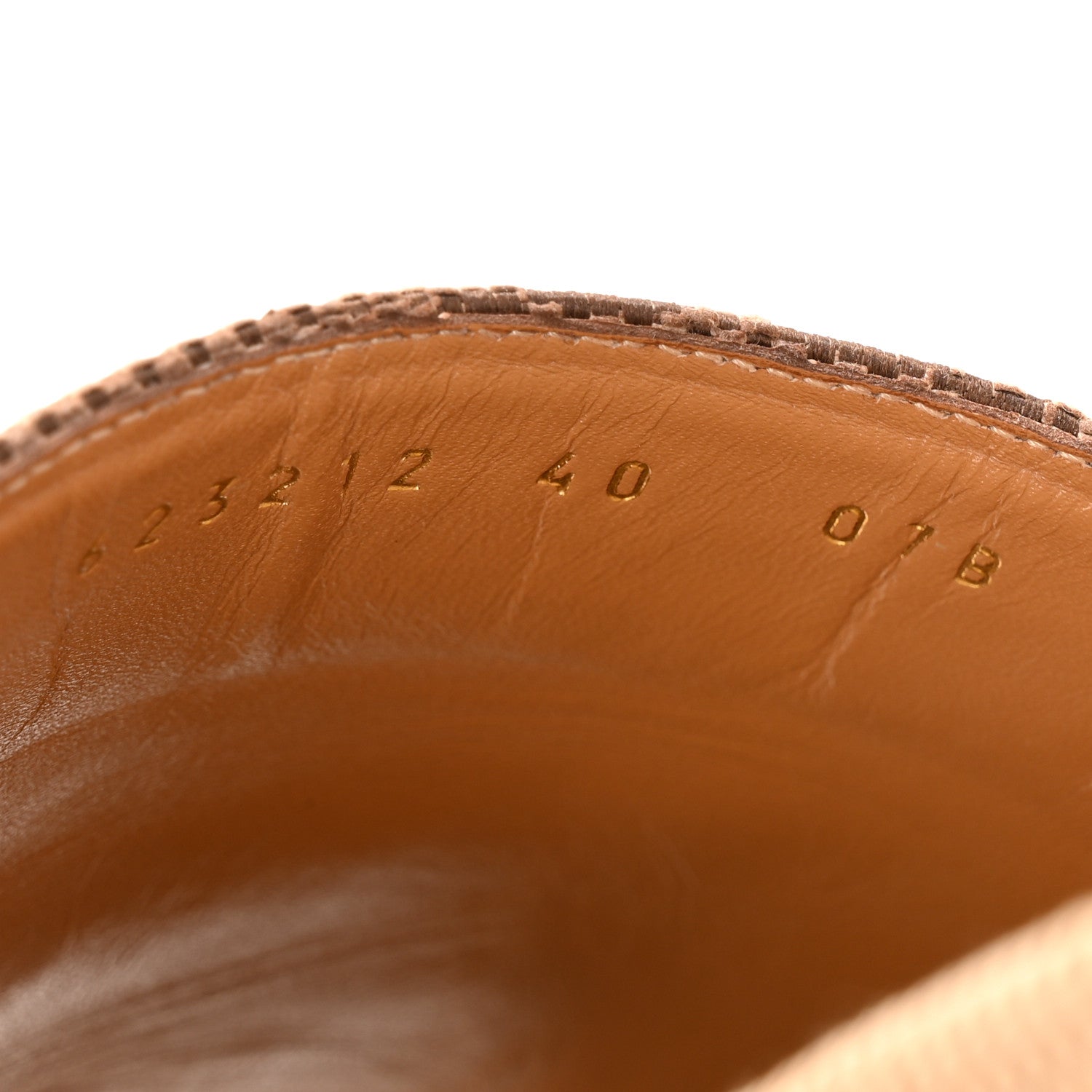 Gucci Monogram Maxi GG Angelina Platform 55mm Slide Sandals 40 Camel Ebony 9 of 10