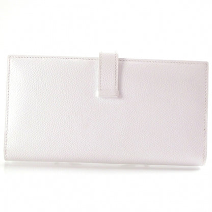 Hermes Epsom Leather Bearn Bi-Fold Wallet White 2 of 11