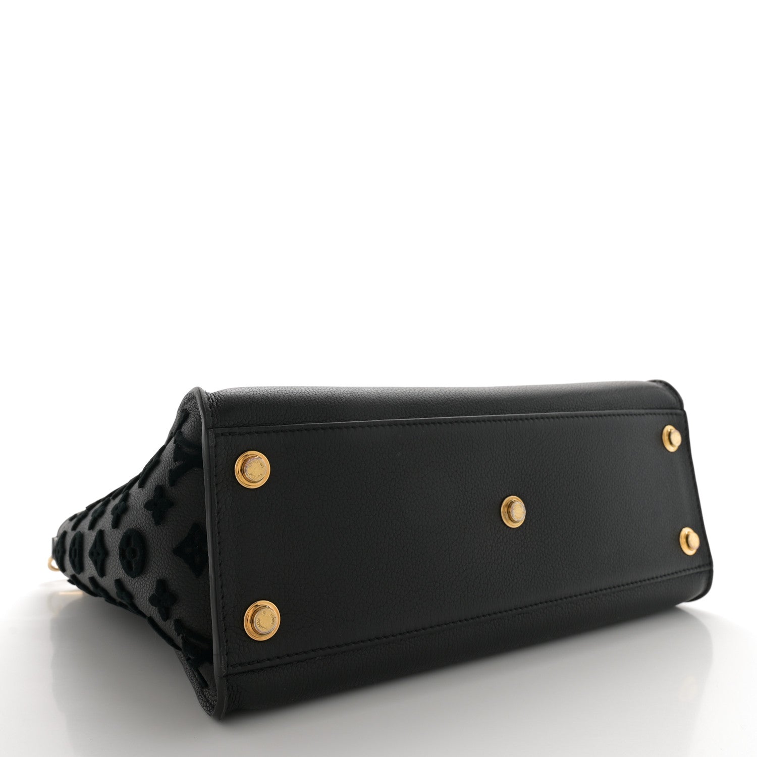 Louis Vuitton Calfskin Monogram Tufting On My Side Black 4 of 13