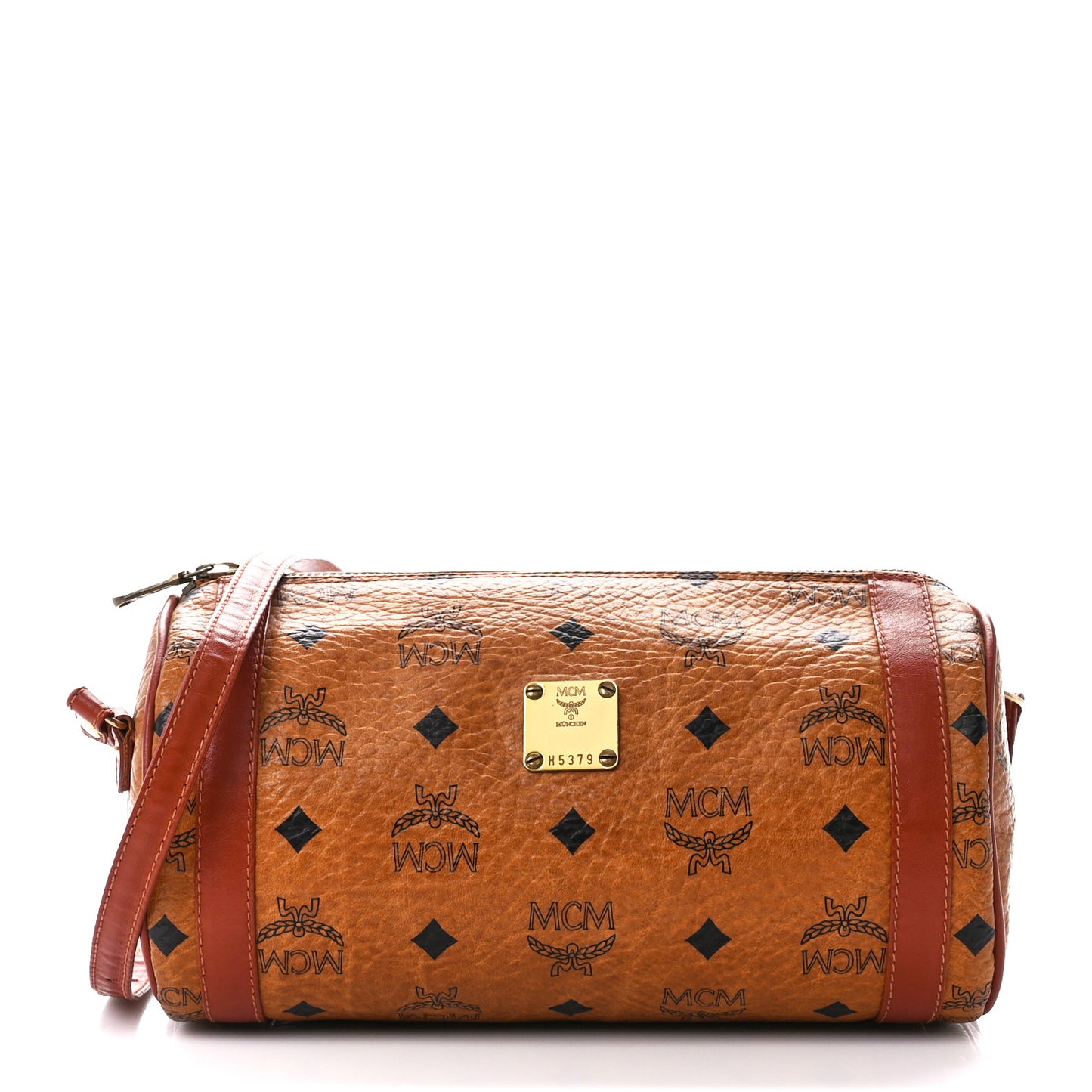 Visetos Barrel Bag Cognac