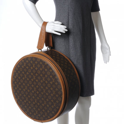 Louis Vuitton Monogram Vintage French Company Hat Box 2 of 7