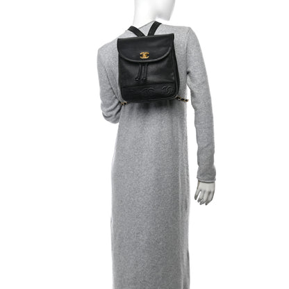 Chanel Caviar CC Backpack Black 2 of 13