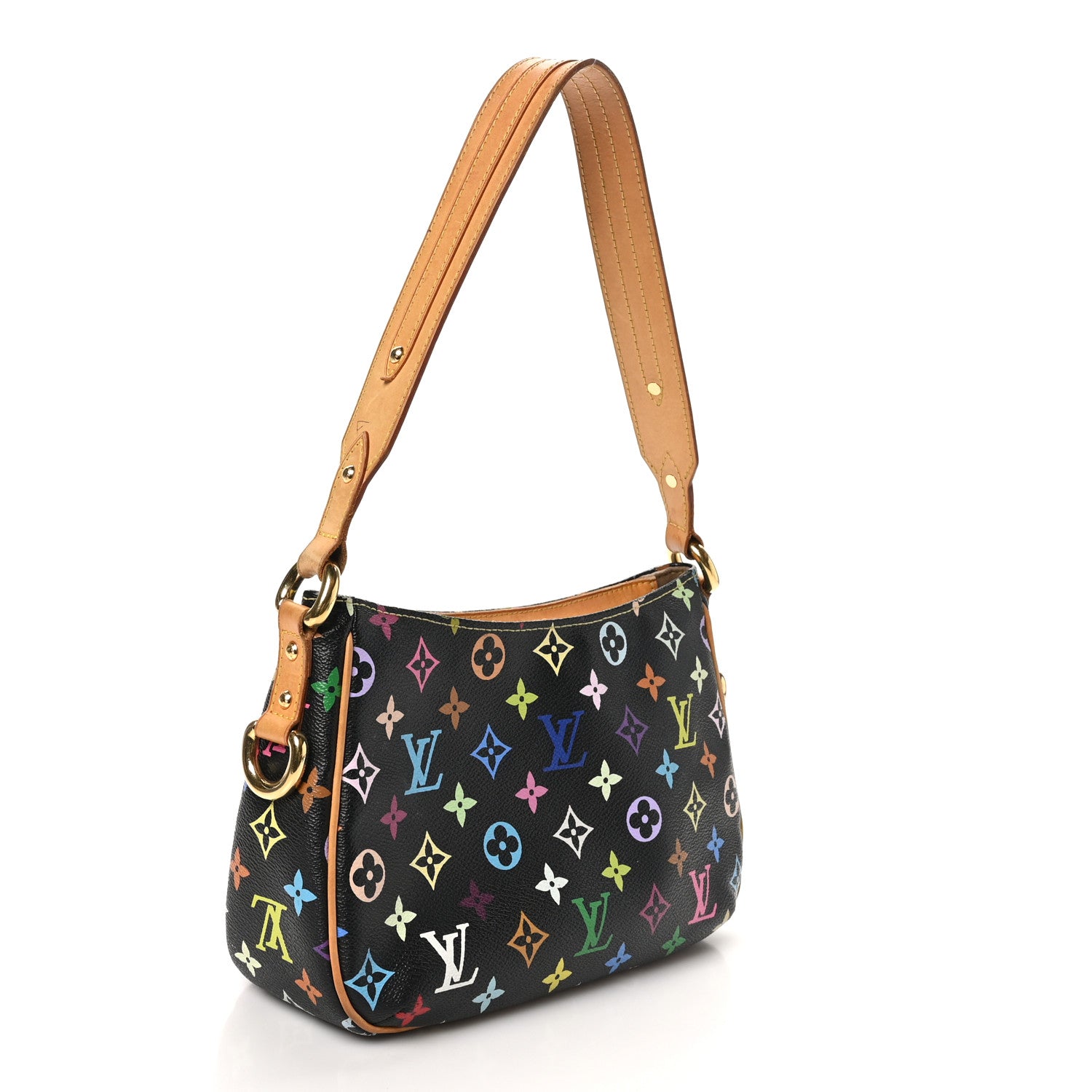Louis Vuitton Monogram Multicolor Lodge PM Black 3 of 11