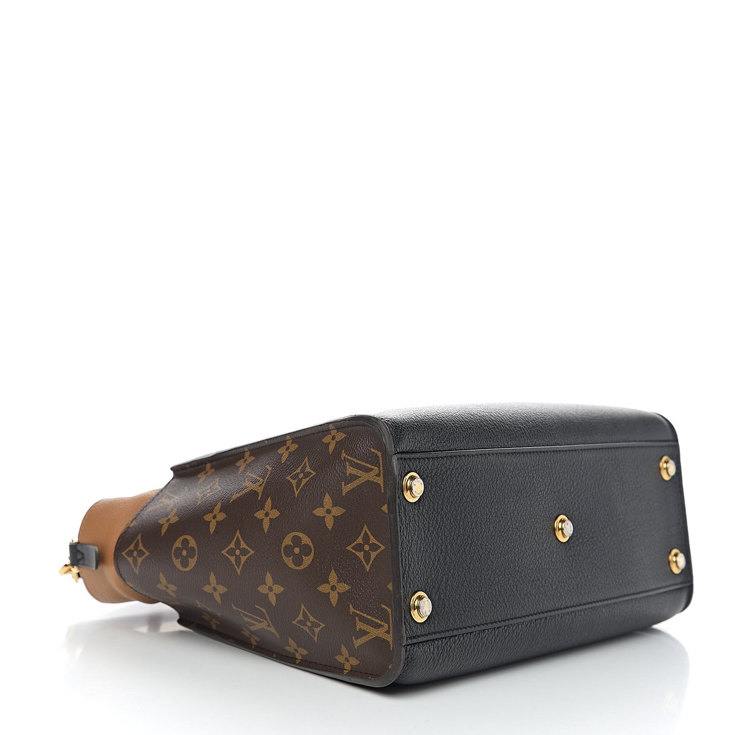 Calfskin Monogram On My Side Black