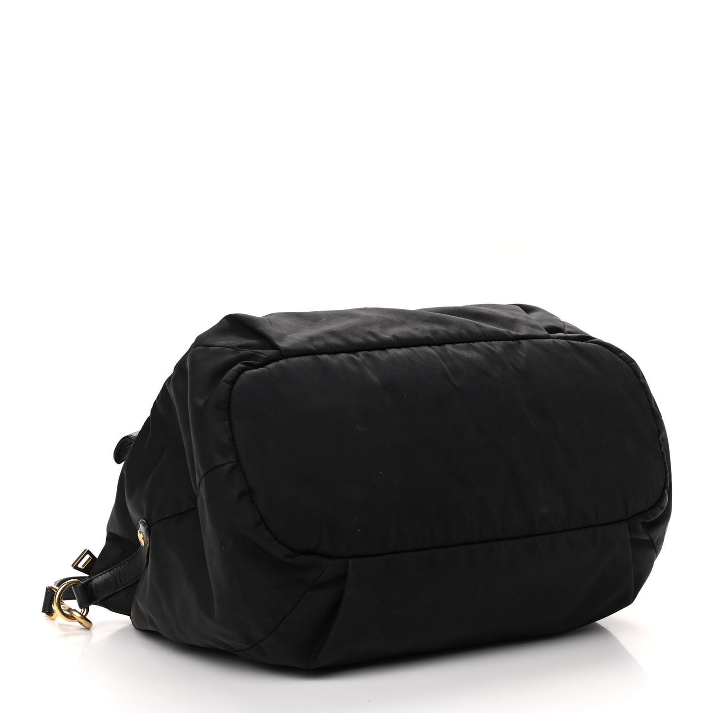 Tessuto Nylon Soft Calfskin Tote Black