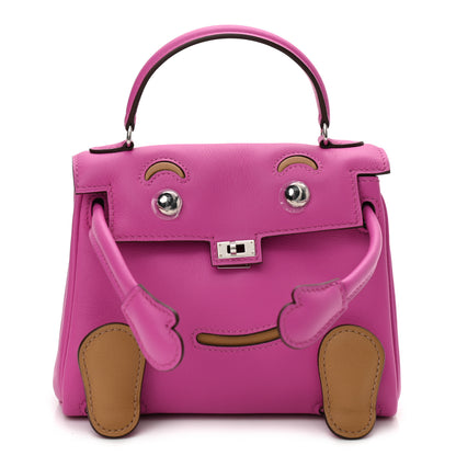 Hermes Swift Quelle Idole Kelly Doll Handbag Magnolia Biscuit 1 of 11