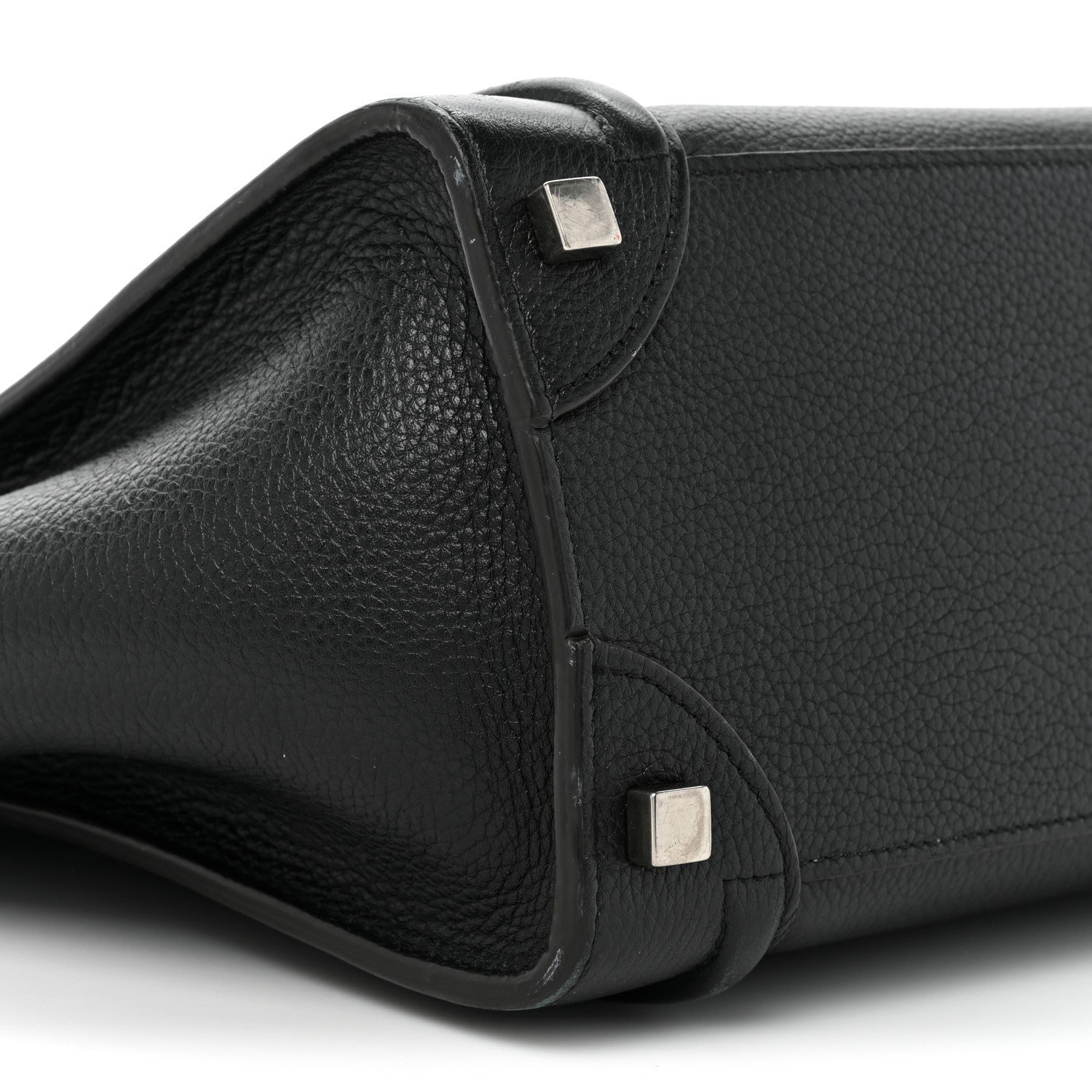 Celine Drummed Calfskin Micro Luggage Black 8 of 25