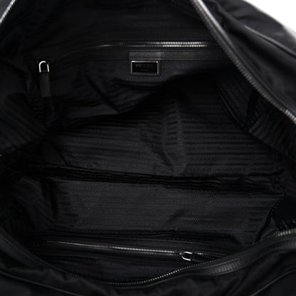 Prada Re-Nylon Saffiano Duffle Bag Black 5 of 9