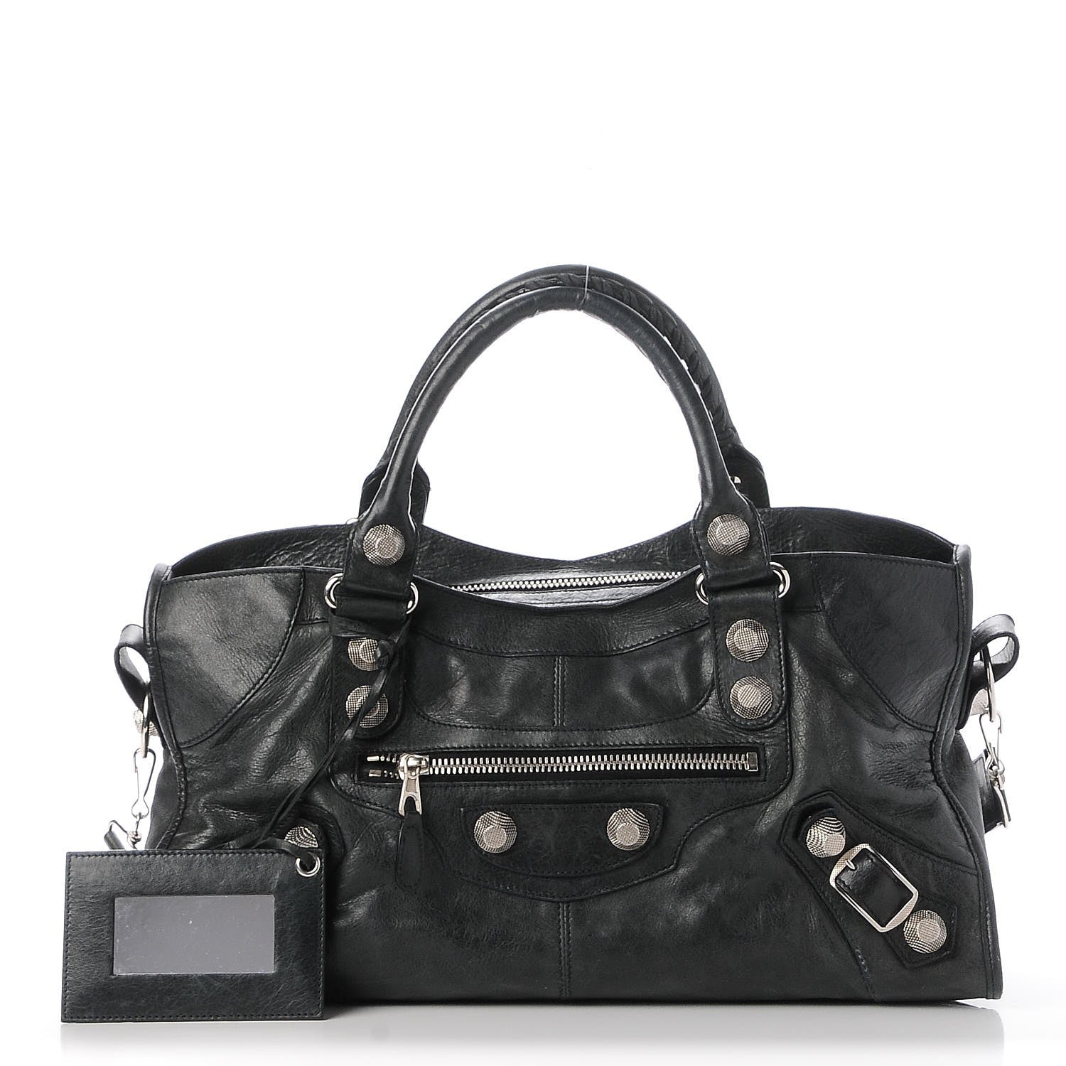 Balenciaga Agneau Giant 21 Silver Hardware Part Time Black 1 of 8