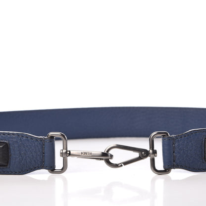 Fendi Cuoio Romano Bi-Color Studded Strap You Blue Marine Black 3 of 3