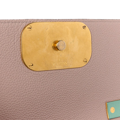Valentino Garavani Buffalo Small VRing Chain Shoulder Bag Poudre 7 of 10