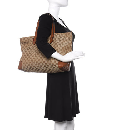 Gucci Monogram Large Original Tote Tan 2 of 10