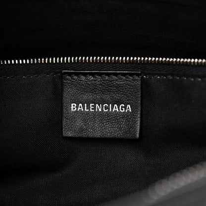 Balenciaga Coated Canvas BB Monogram Medium Signature Camera Bag Black Grey 6 of 8