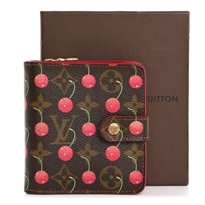 Louis Vuitton Monogram Cerises Compact Zippe Wallet 14 of 14