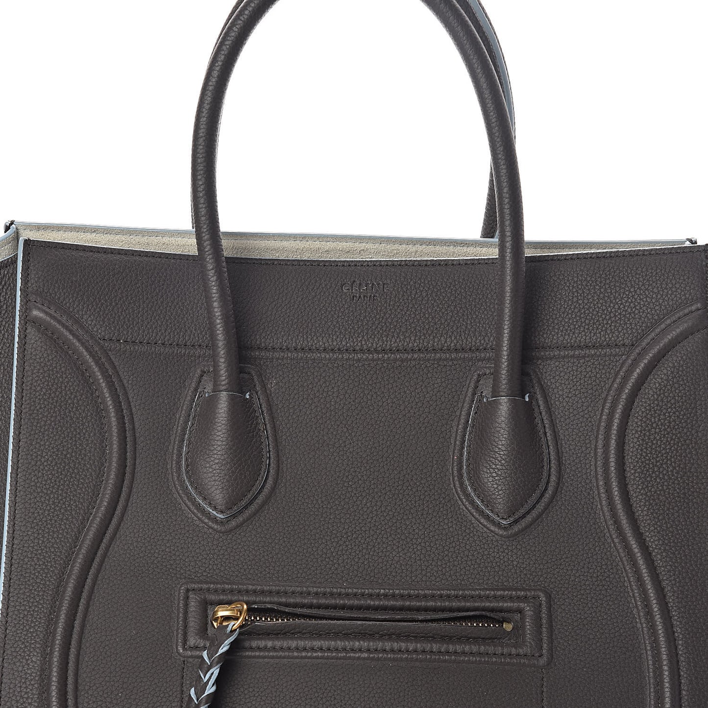 Baby Grained Calfskin Medium Phantom Luggage Anthracite