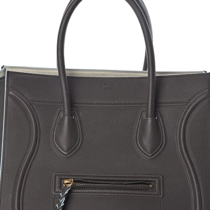 Celine Baby Grained Calfskin Medium Phantom Luggage Anthracite 6 of 8
