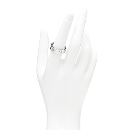 Cartier 18K White Gold 5.5mm LOVE Ring 57 8 2 of 4