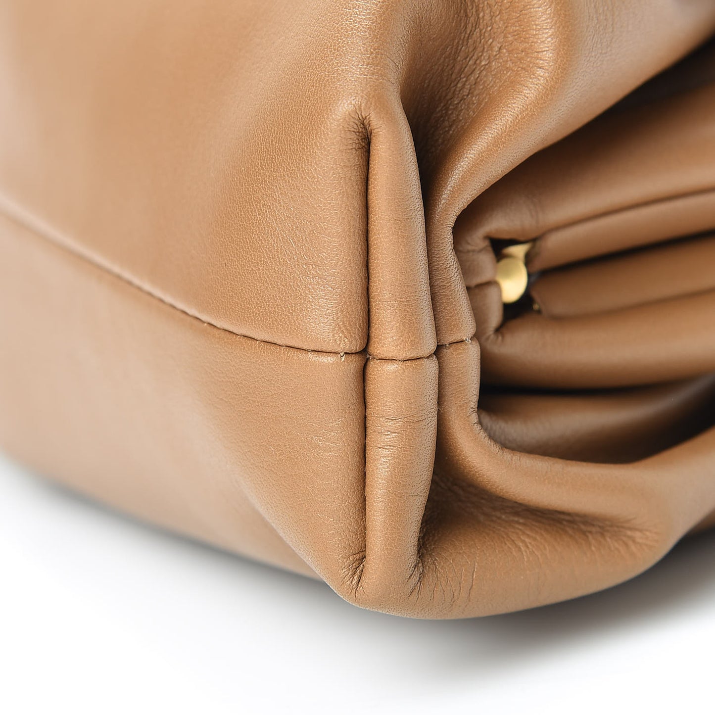 Butter Calfskin The Mini Pouch Cammello