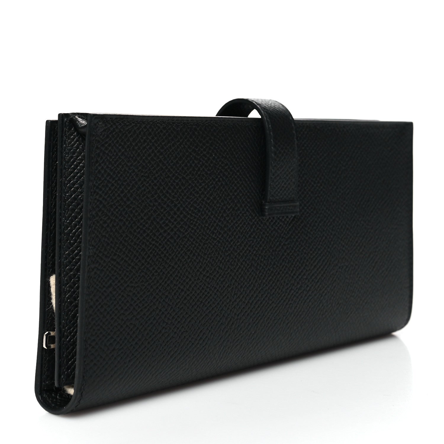 Hermes Epsom Monochrome Bearn Gusset Wallet Black 3 of 12