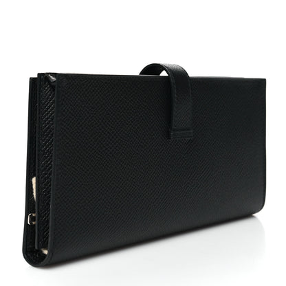 Hermes Epsom Monochrome Bearn Gusset Wallet Black 3 of 12