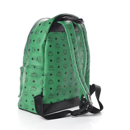 MCM Visetos Large Stark Backpack Green 3 of 10