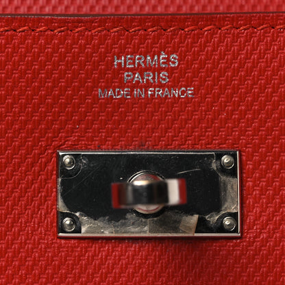 Hermes Grain d'H Kelly Longue Wallet Sanguine 6 of 11