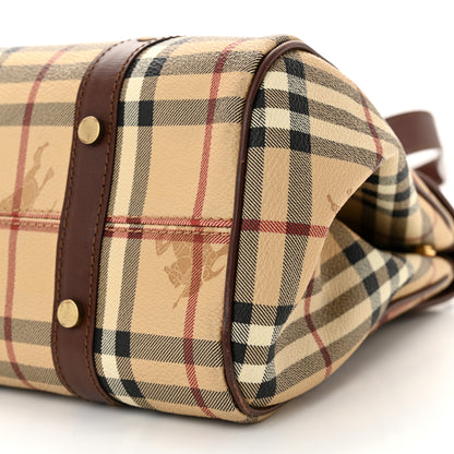 Burberry Haymarket Check Buckle Satchel 9 of 12