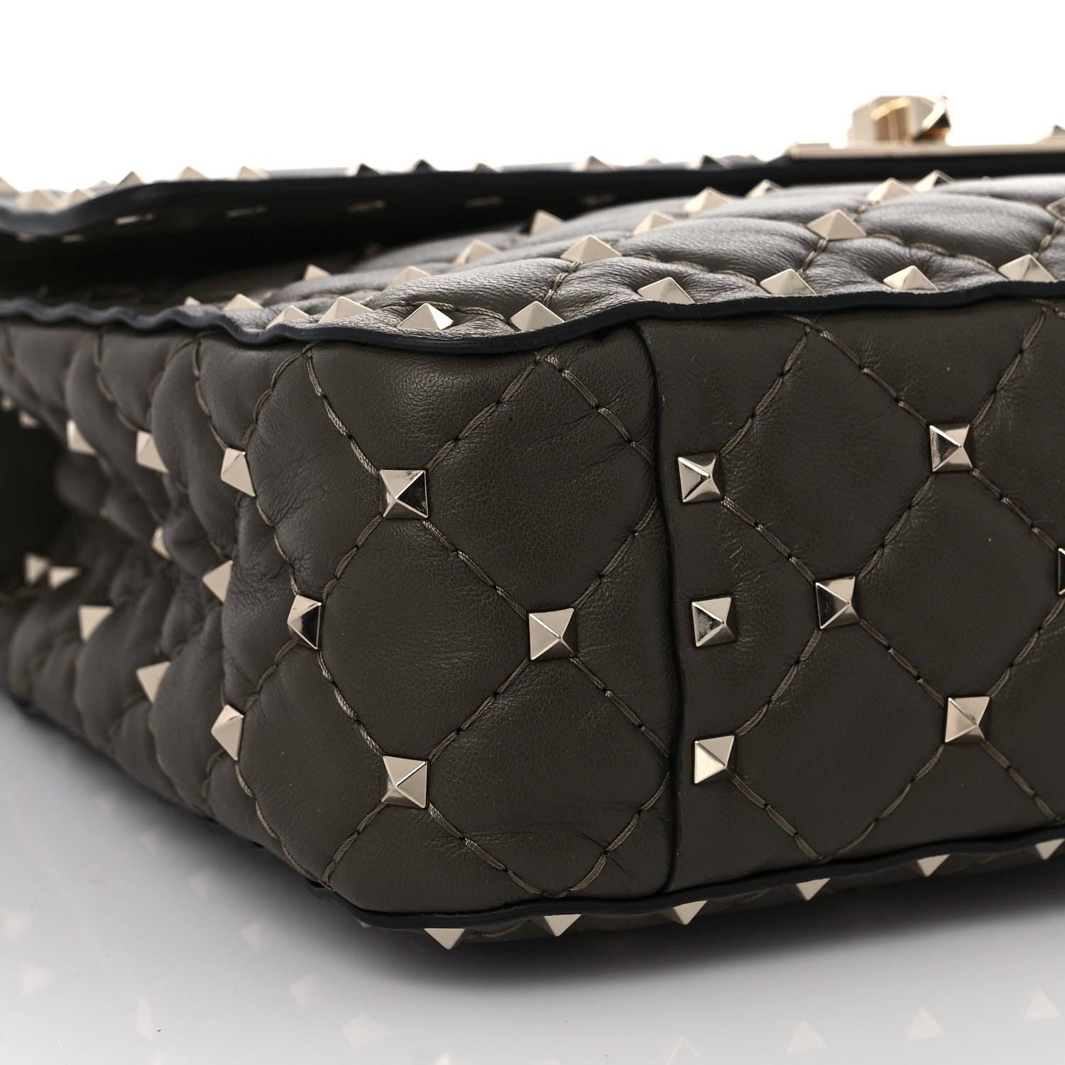 Valentino Garavani Nappa Medium Rockstud Spike Shoulder Bag Oasis 6 of 8