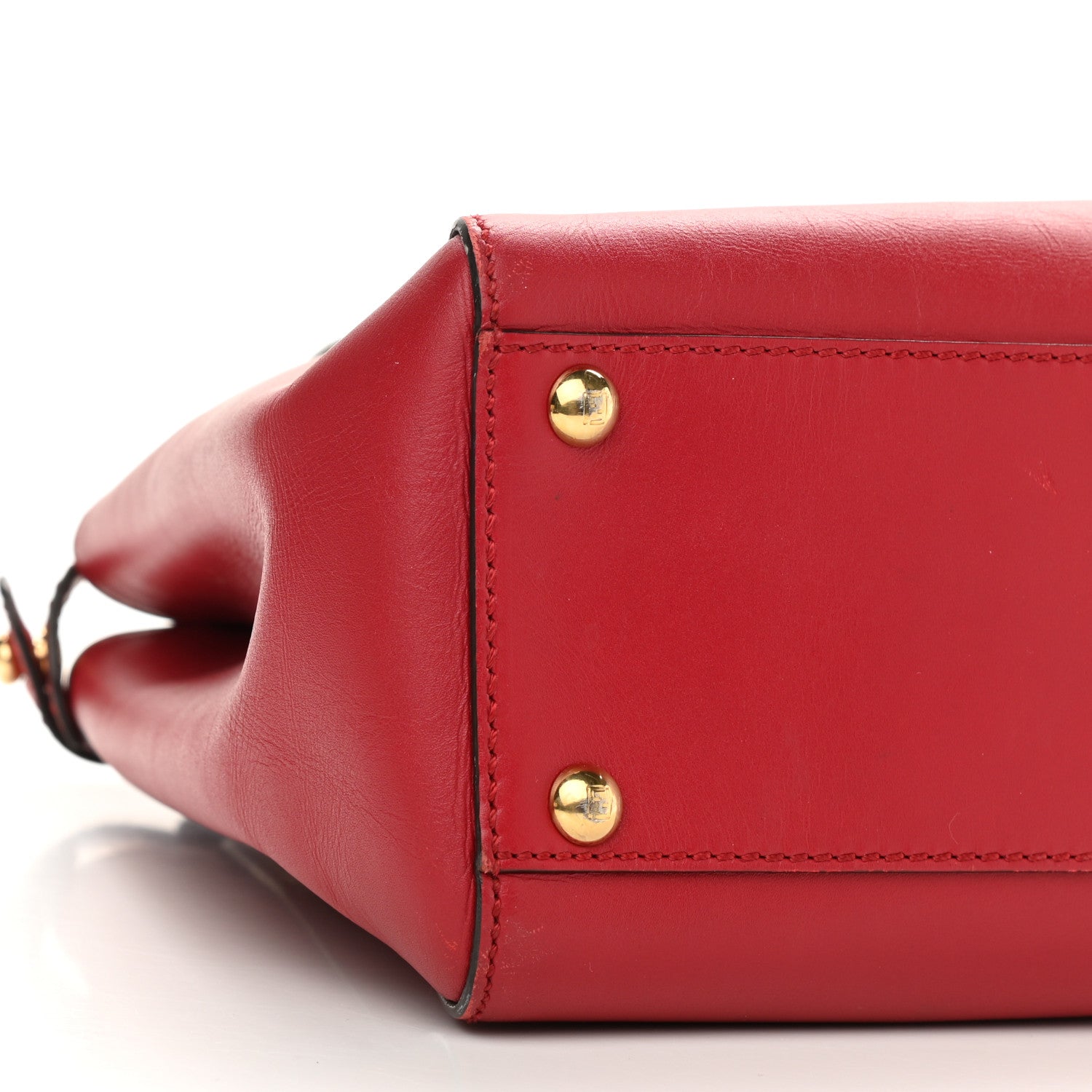 Fendi Vitello Morgan Fabric Jacquard Pequin Medium Peekaboo Iconic Satchel Mattone Tobacco Black 5 of 15