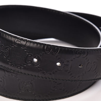 Gucci Guccissima Interlocking G Belt 95 38 Black 5 of 6