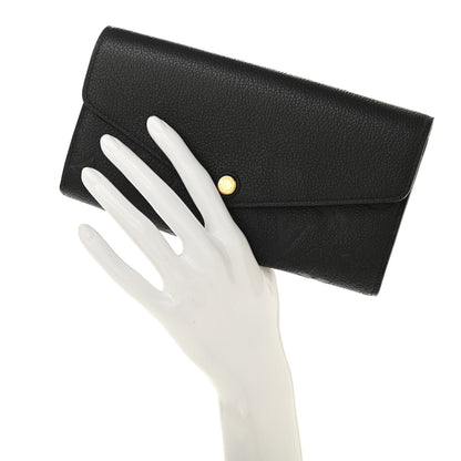 Louis Vuitton Empreinte Sarah Wallet NM Black 2 of 10