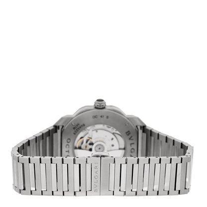 Bulgari Stainless Steel 41mm Octo Automatic Watch Blue 4 of 5