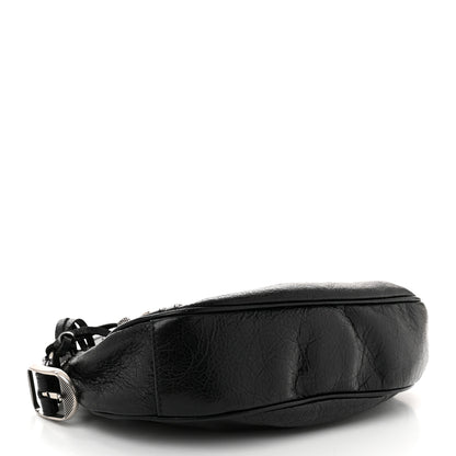Balenciaga Agneau Arena Le Cagole Shoulder Bag XS Black 4 of 10