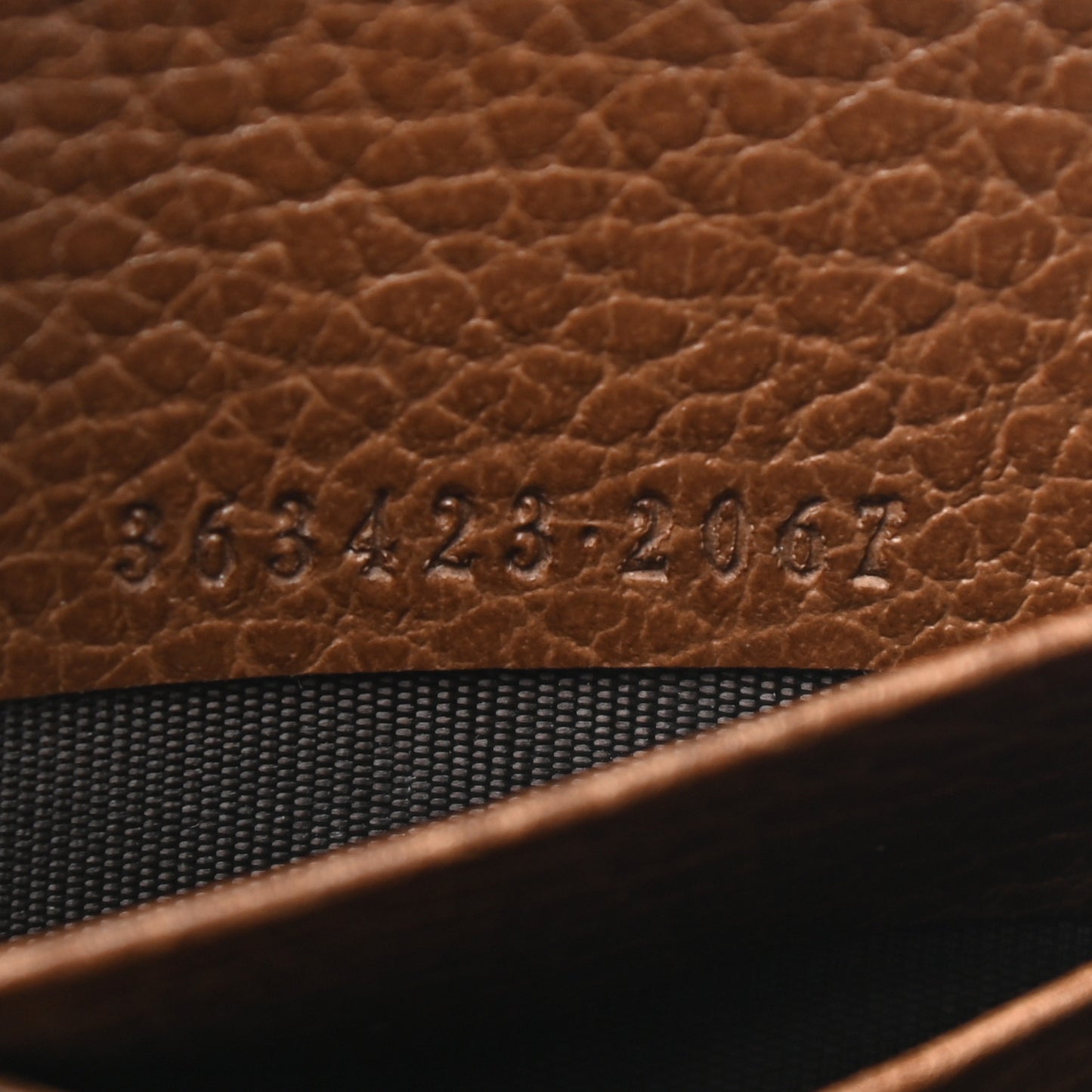 Monogram Dollar Calfskin Zip Around Wallet Beige Ebony Tabacco