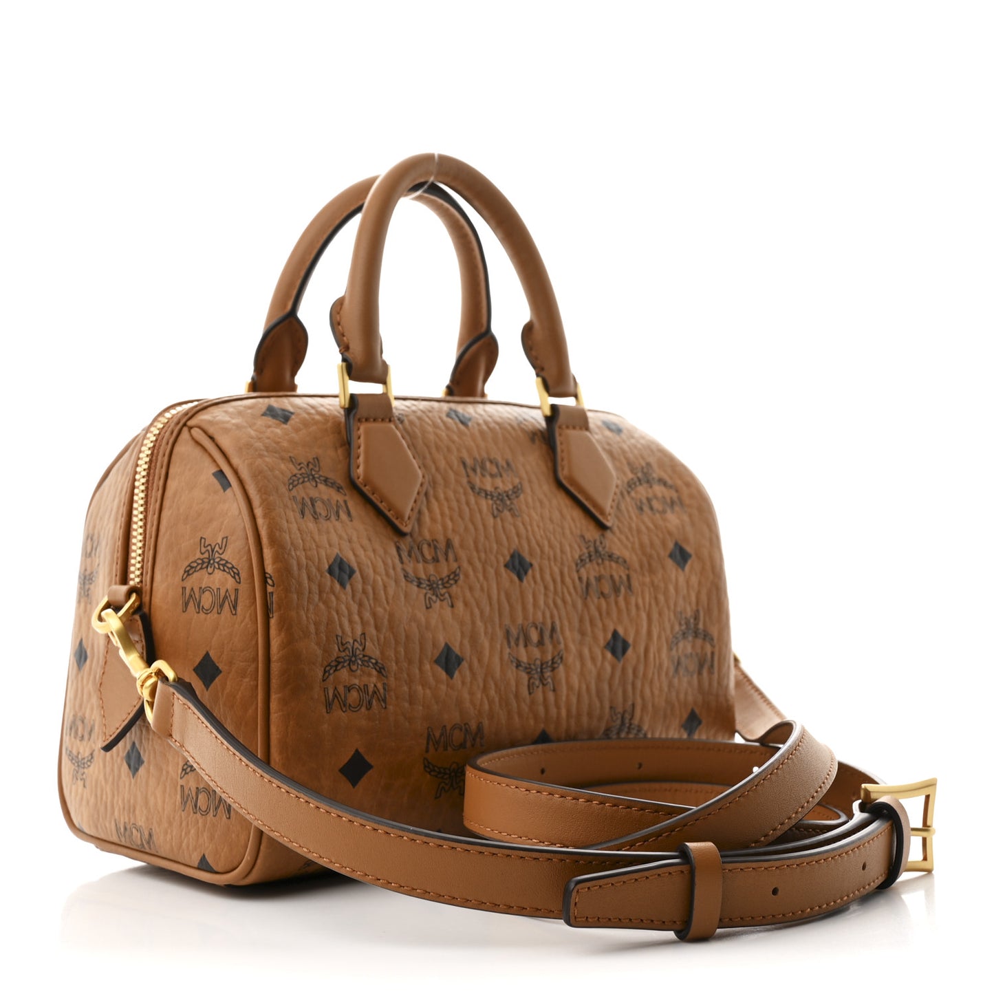Visetos Small Ella Boston Cognac