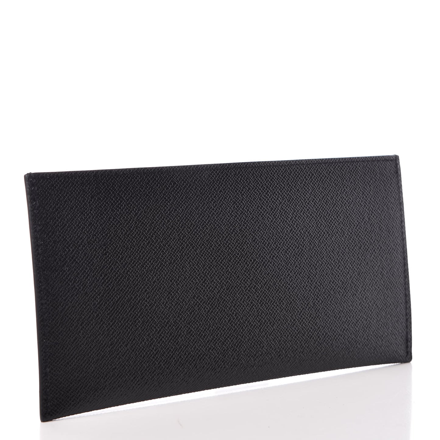 Calfskin Felicie Chain Wallet Card Holder Insert Black