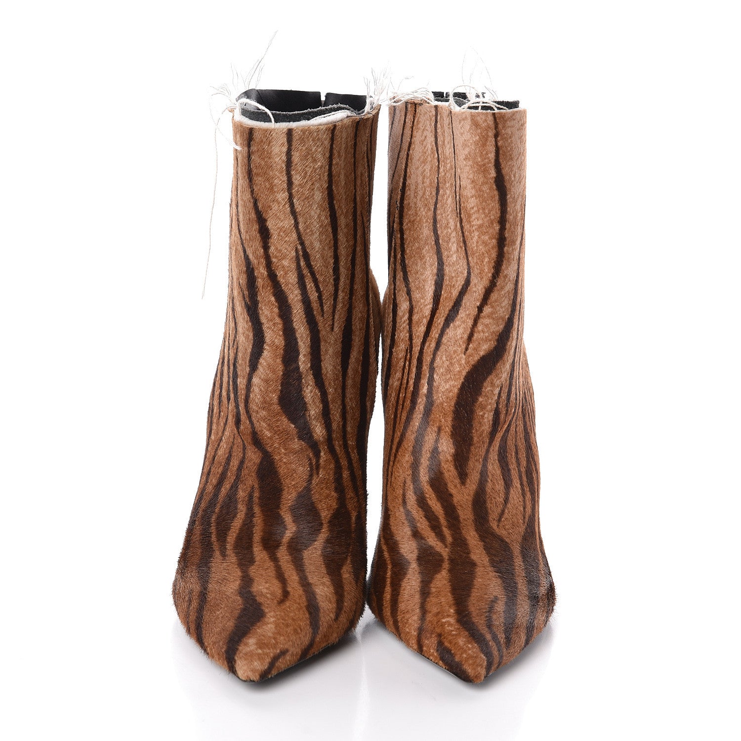 Saint Laurent Pony Hair Leopard Niki Boots 36.5 Naturale 2 of 12