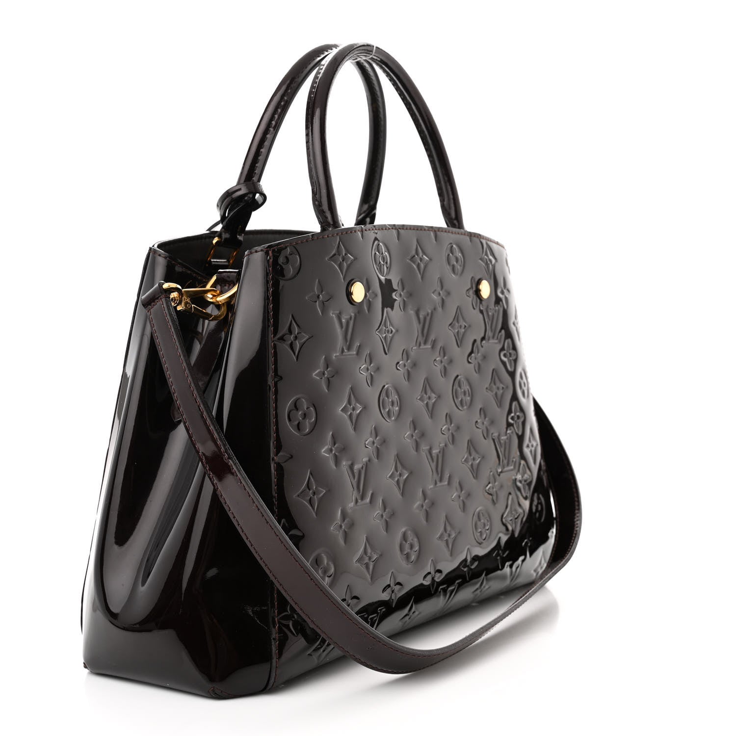 Louis Vuitton Vernis Montaigne MM Amarante 3 of 10