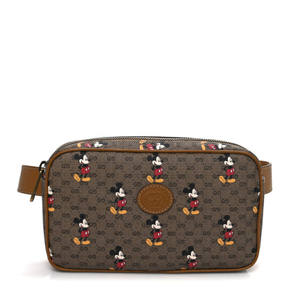Gucci X DISNEY Mini Vintage GG Supreme Monogram Mickey Mouse Small Belt Bag 85 34 Beige Vintage Sun Oil 1 of 10